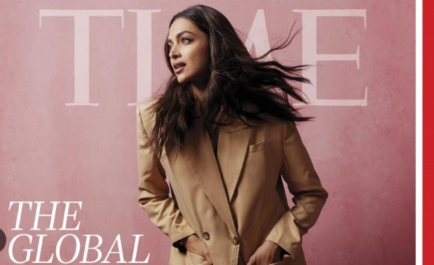 Deepika Padukone on the cover page of Time magazine